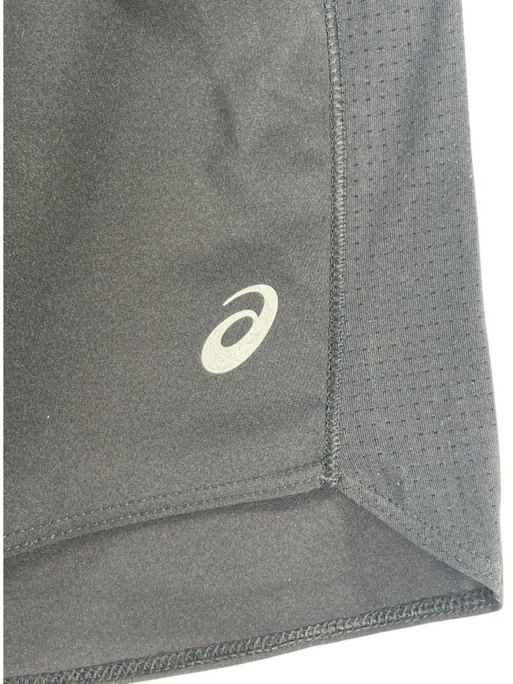 Asics Silver 4-Inch Running Shorts Black Athletic Breathable Women's Size L NEW - Picture 3 of 6